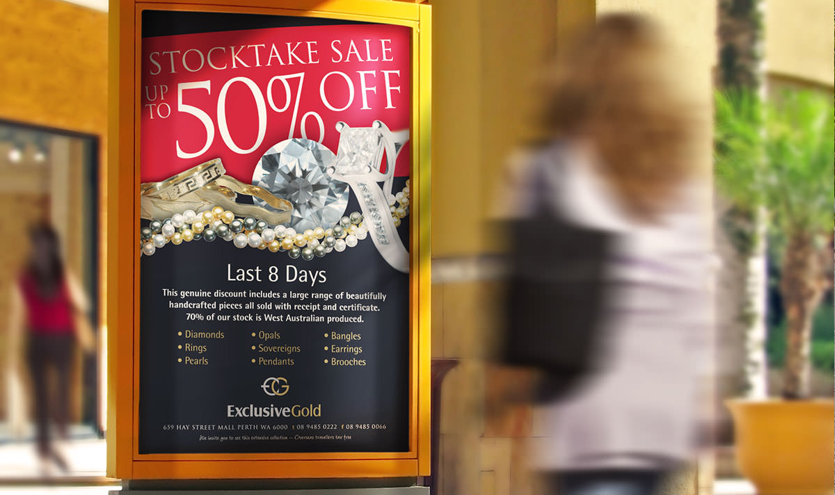 sale shopping sign