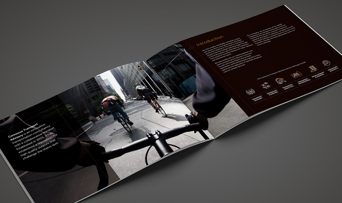 landscape brochure internal page design