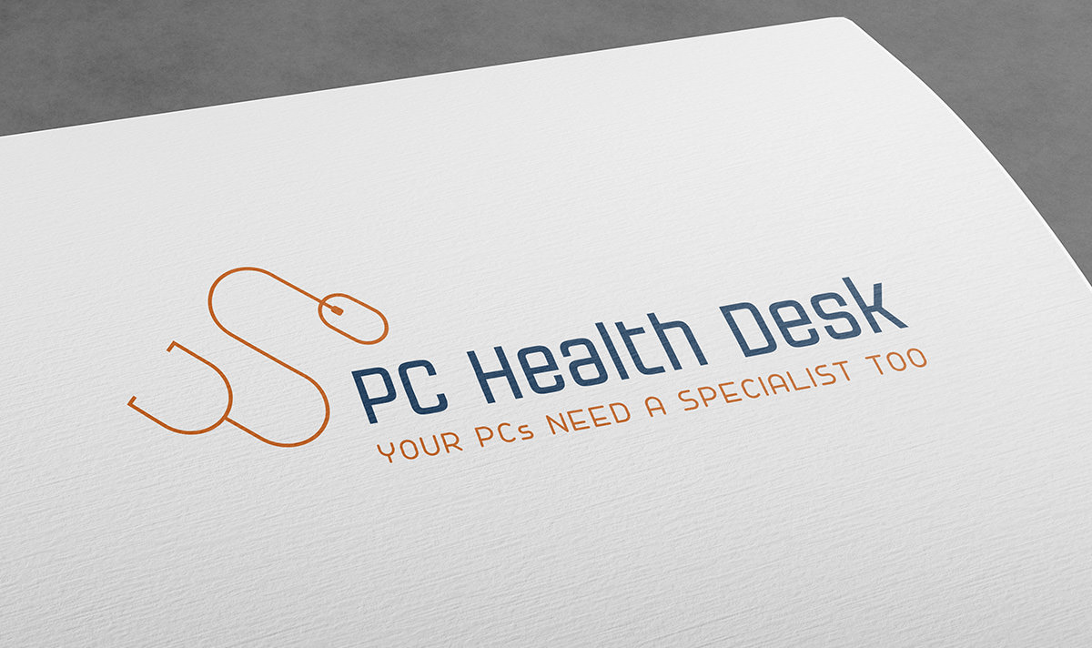 pc health desk logo design