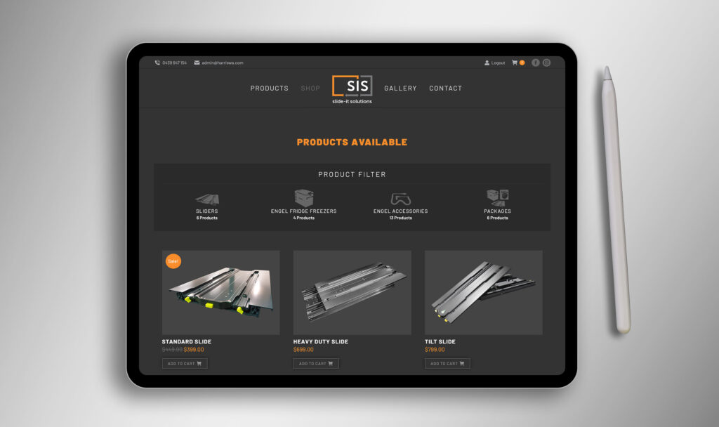 slide-it ecommerce